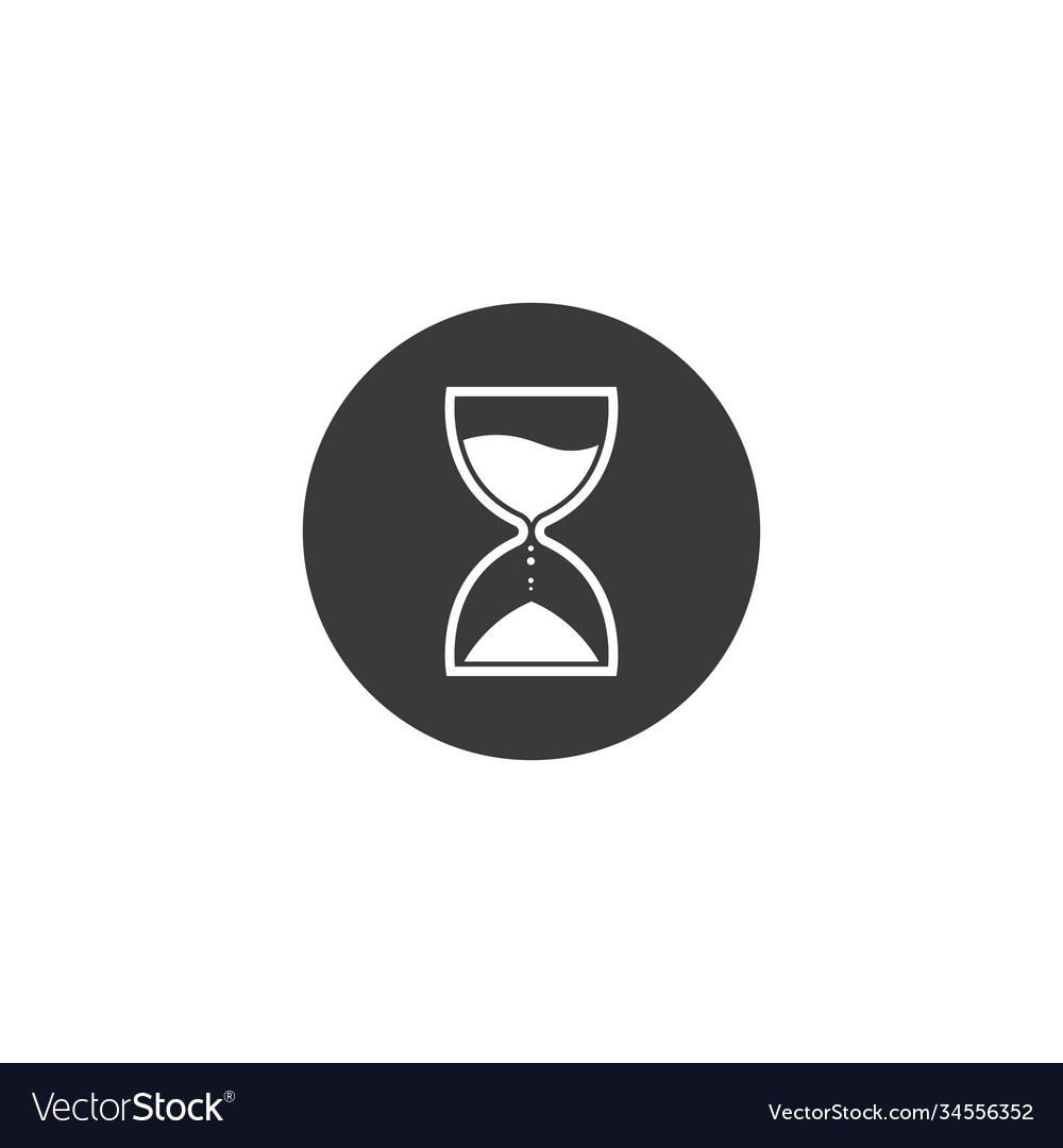 Sand clock icon design Royalty Free Vector Image