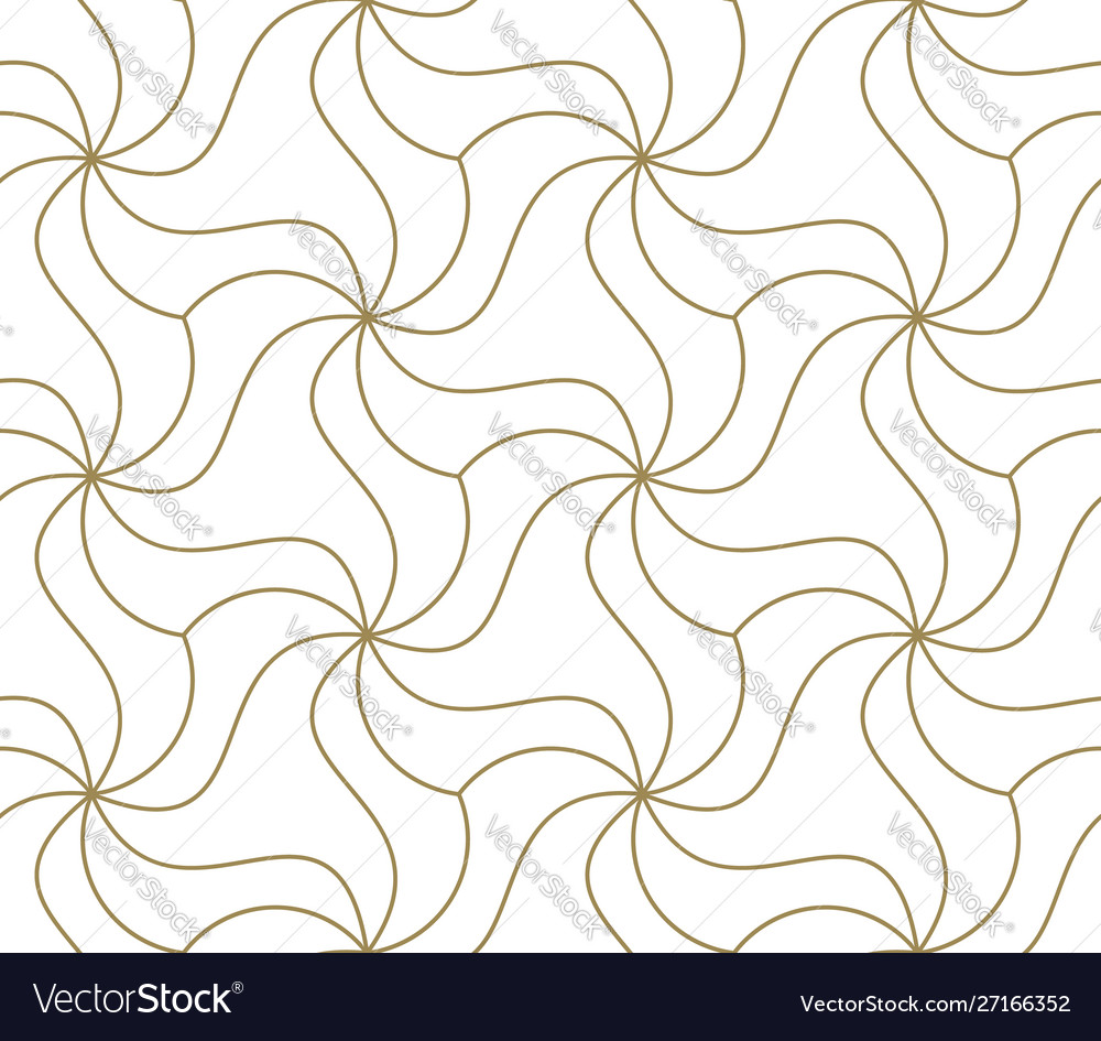 Seamless pattern with abstract geometric line vector image Seamless pattern with abstract geometric line