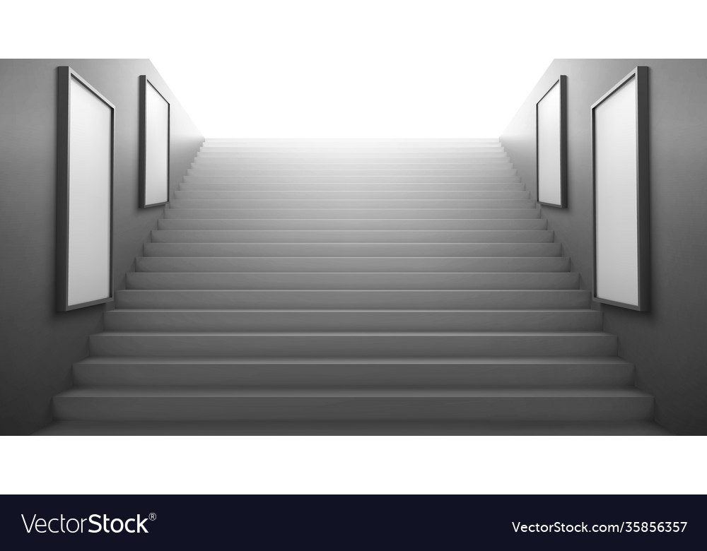 Go empty. Лестница белая пустая. Empty Walls Door and Stairs go down. 2 Walls no exit.