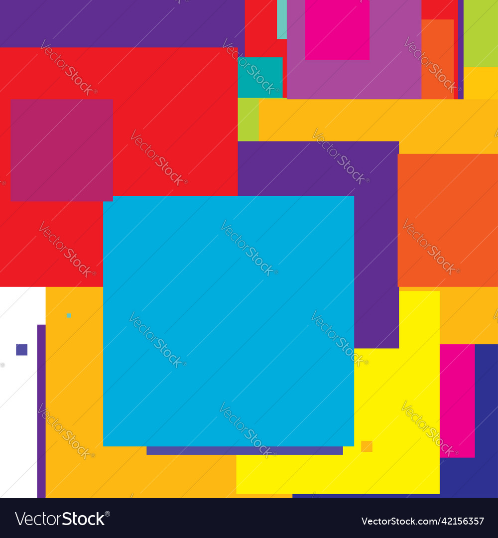 Abstract overlapping squares pattern Vector Image Abstract overlapping squares pattern