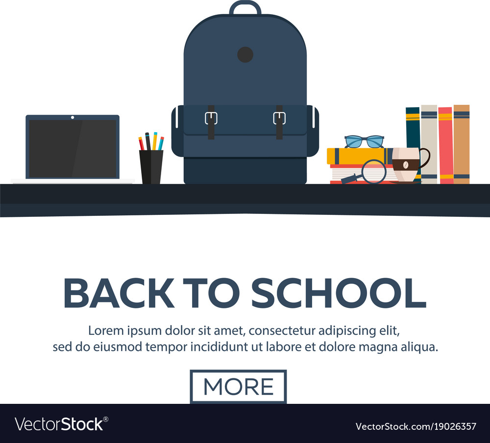 Back to school Royalty Free Vector Image - VectorStock