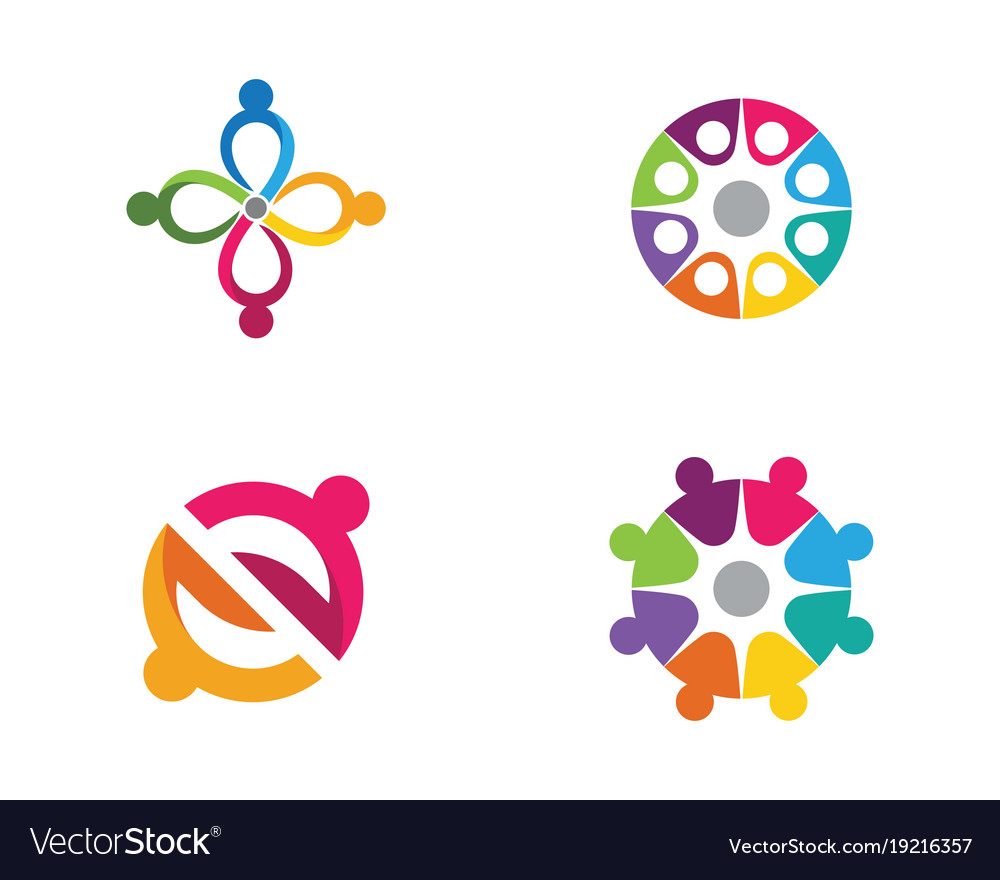 Community care logo template
