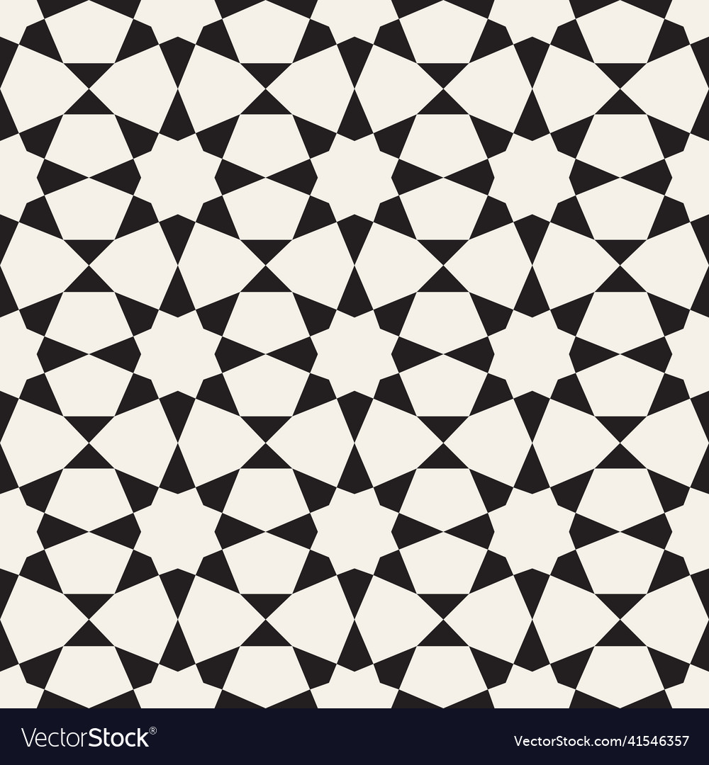 Seamless pattern repeating geometric elements