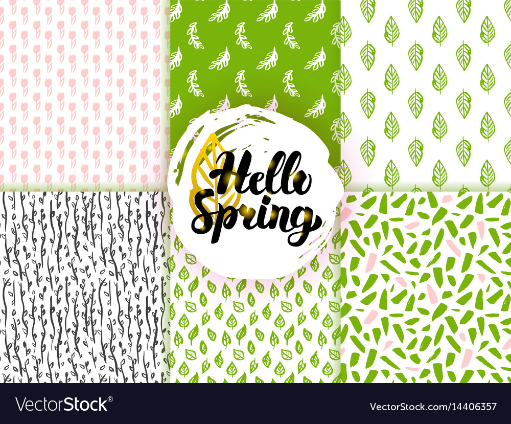 Spring Leaf Patterns