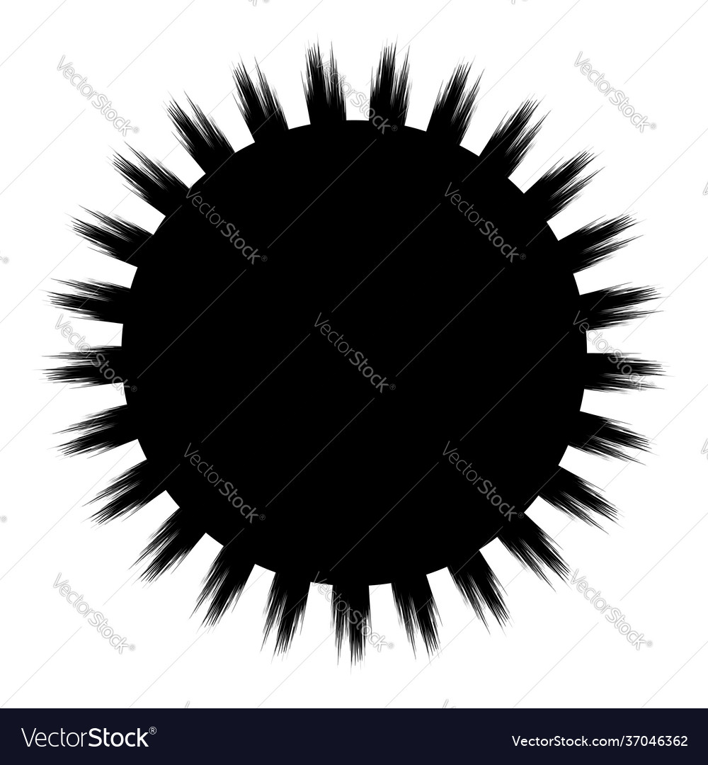 Grungy circle blob blotch Vector Image Grungy circle blob blotch