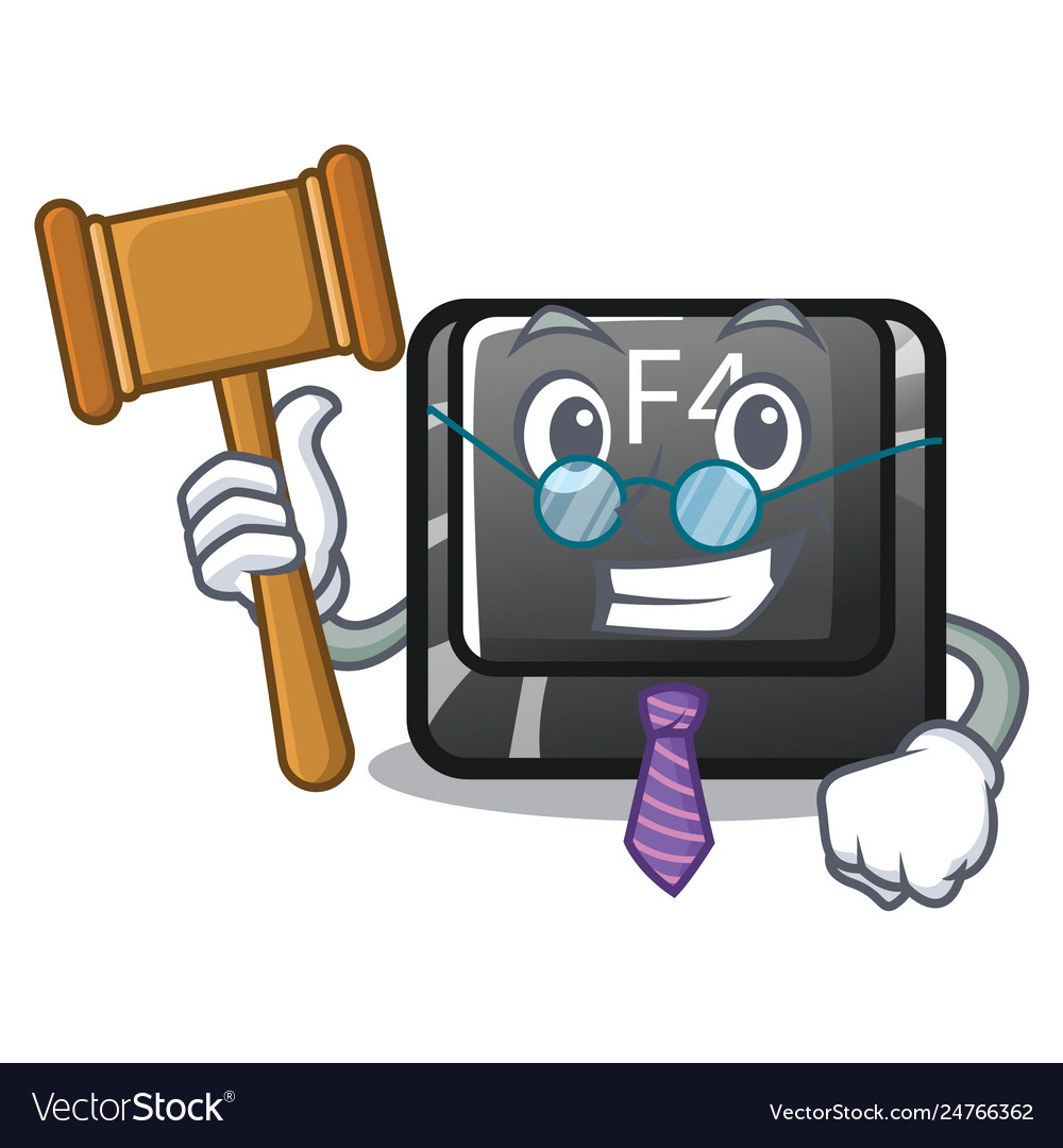 Judge button f4 on mascot computer