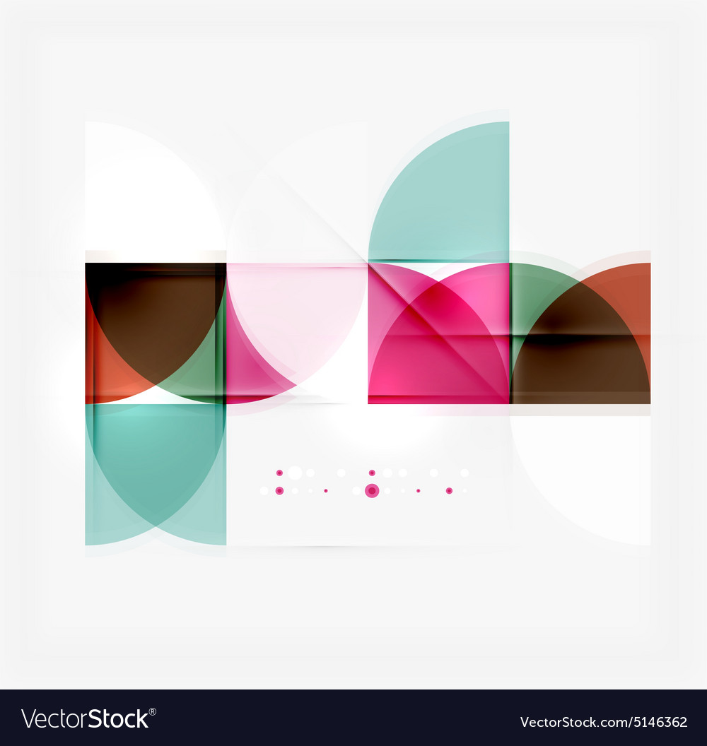 Semicircle triangle pattern