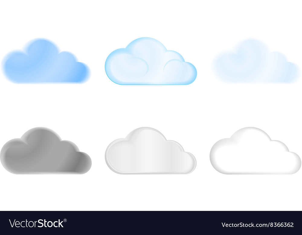 Set of clouds