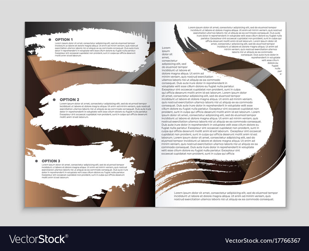Abstract layout background set for art