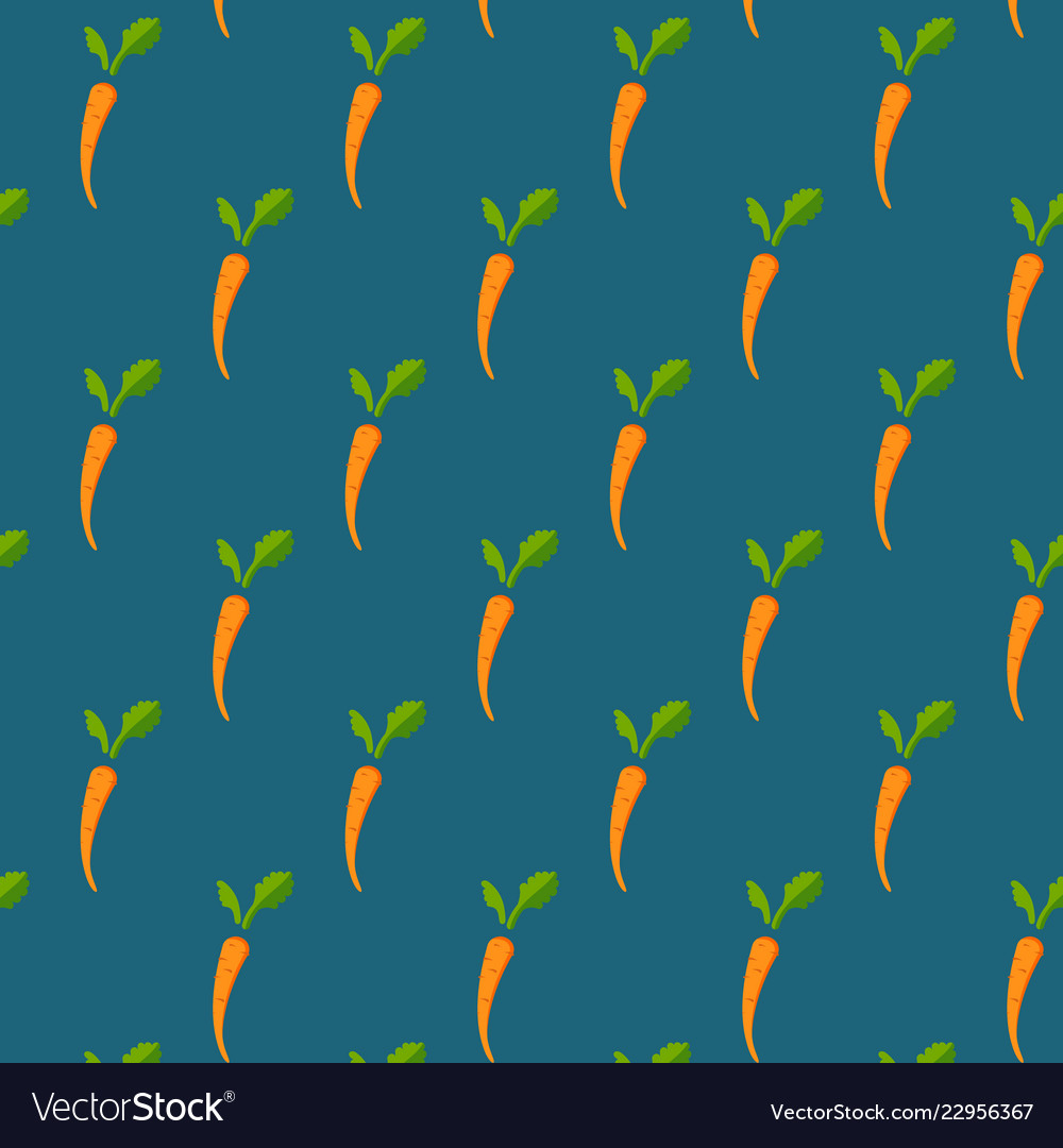 Carrot seamless pattern background food