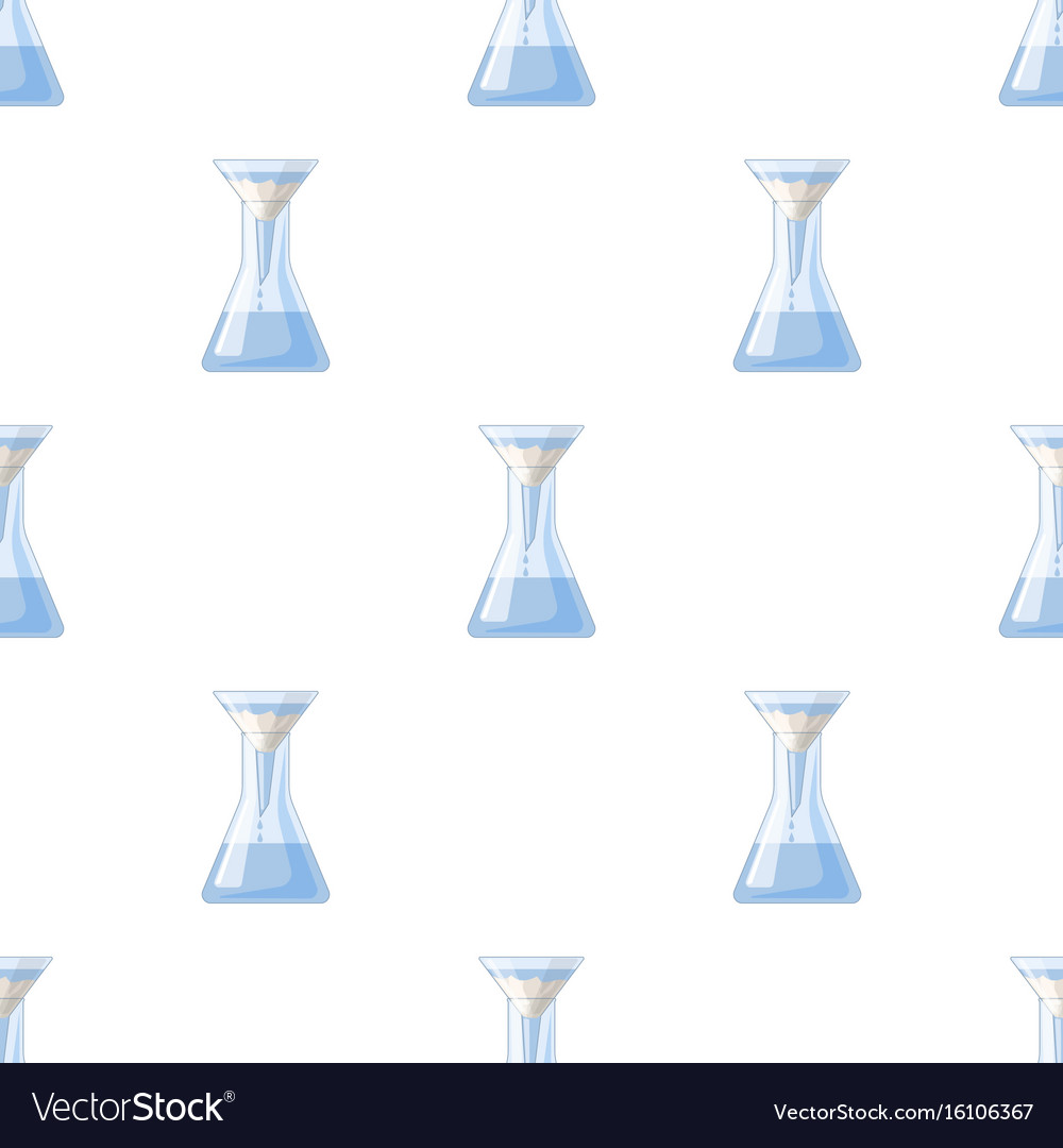 Filtration of water solution in a conical flask