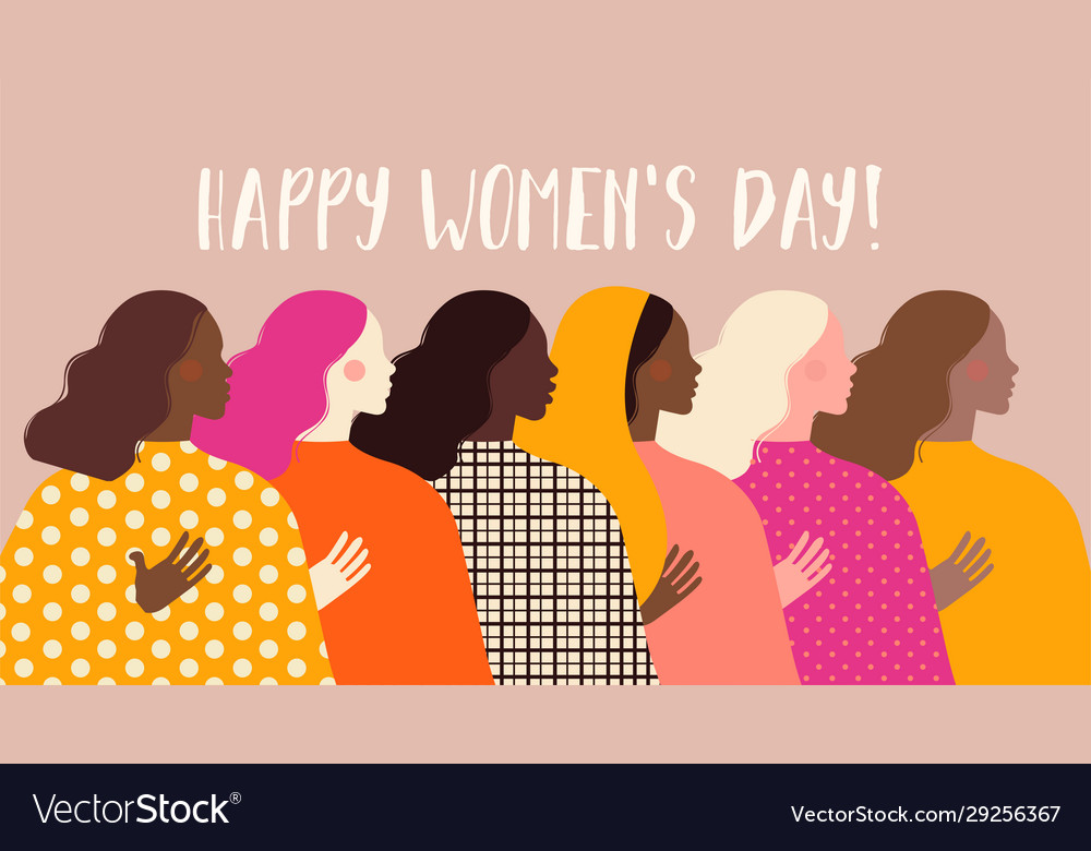 International womens day Royalty Free Vector Image