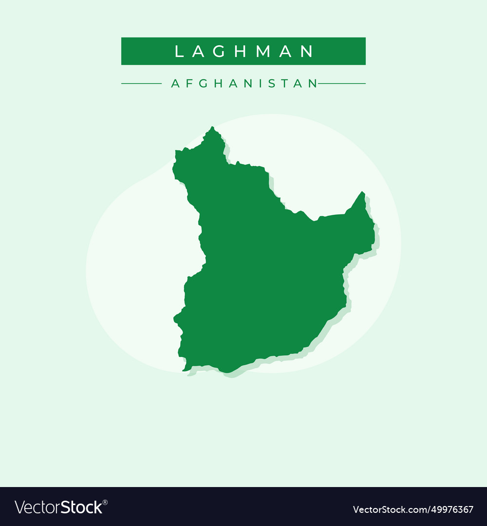 Laghman map Royalty Free Vector Image - VectorStock