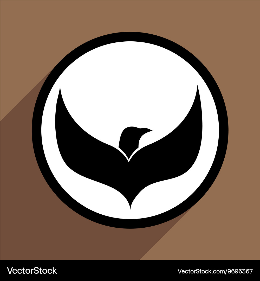 Logo flying eagle Royalty Free Vector Image - VectorStock