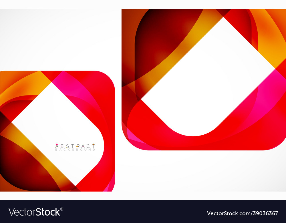 Minimal background abstract square shape vector image Minimal background abstract square shape