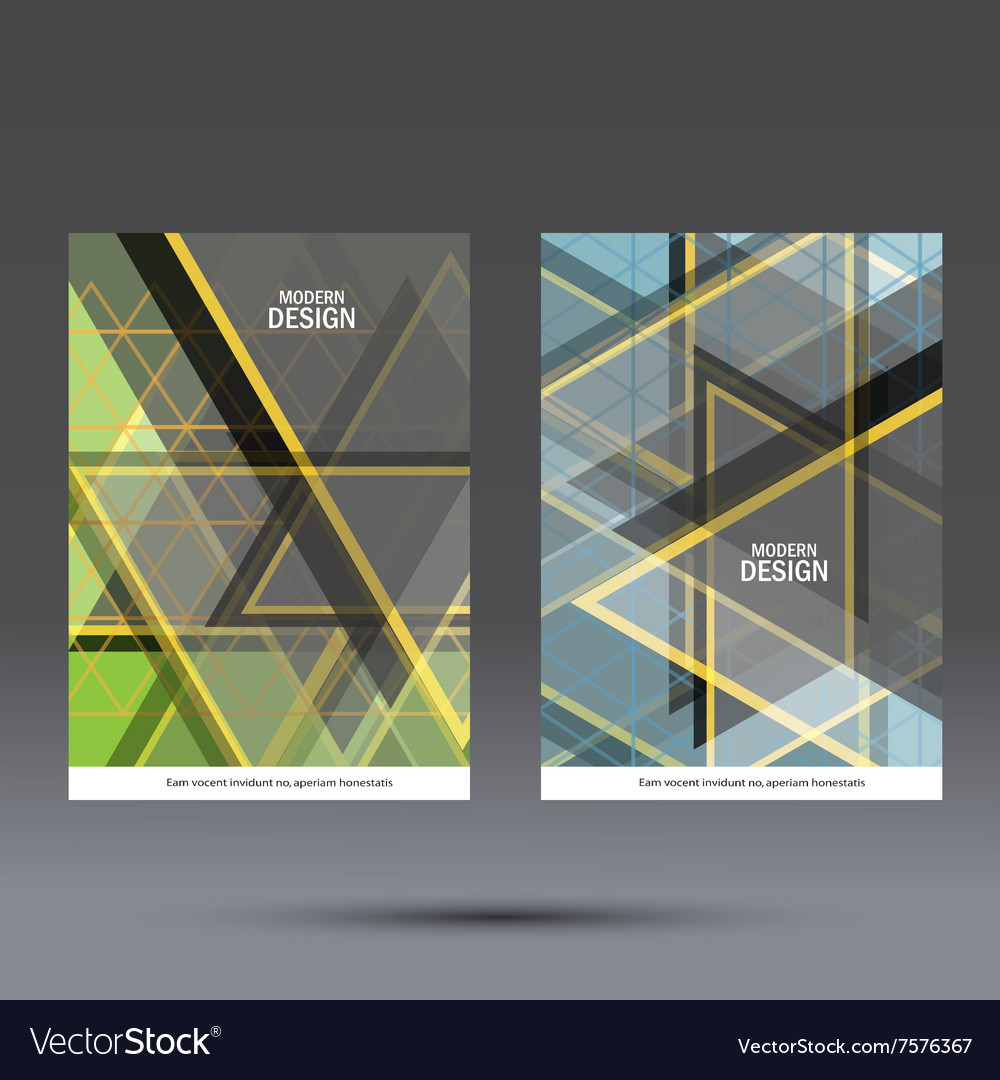 Simple large triangles on dark background