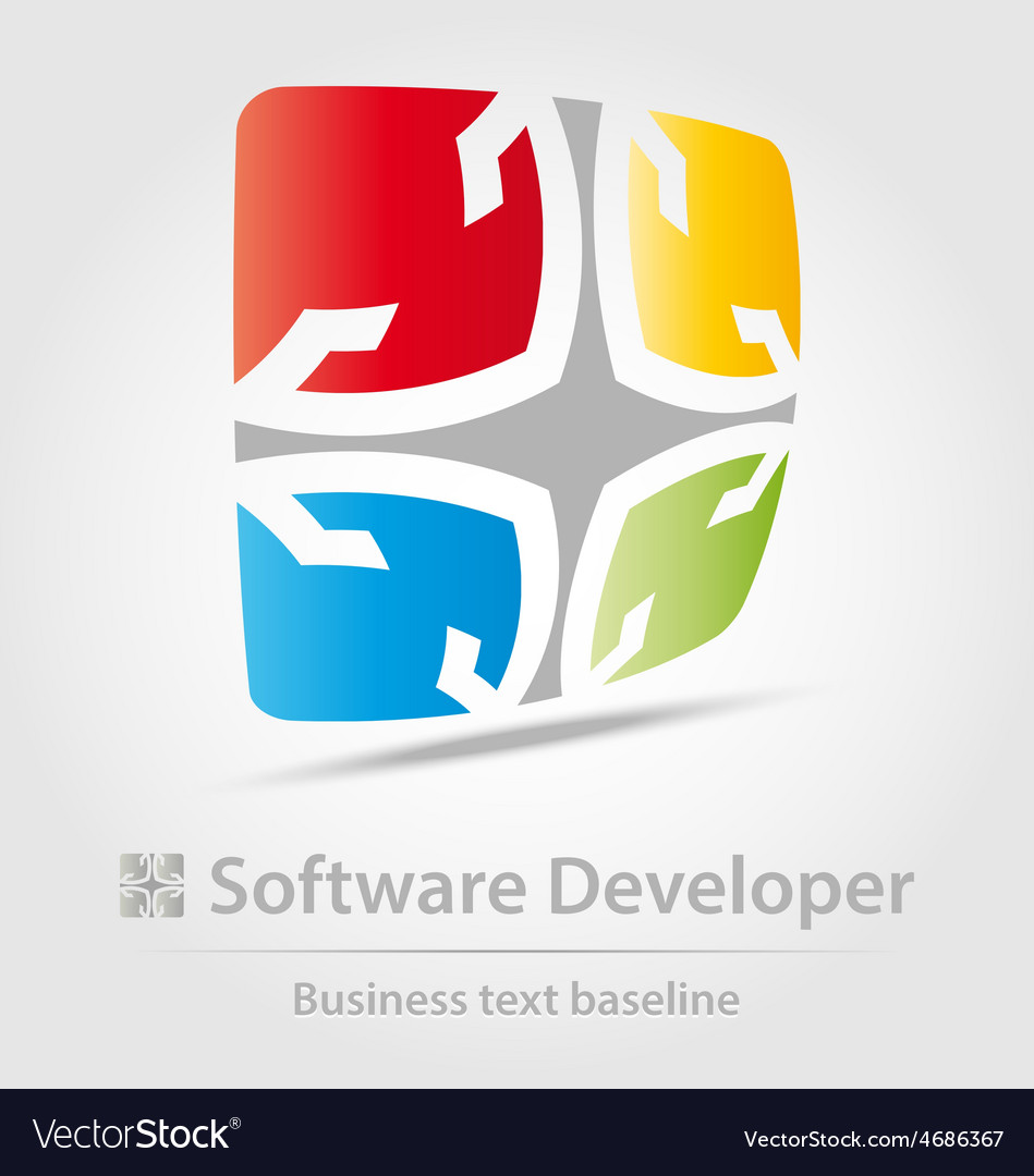 Software developer business icon