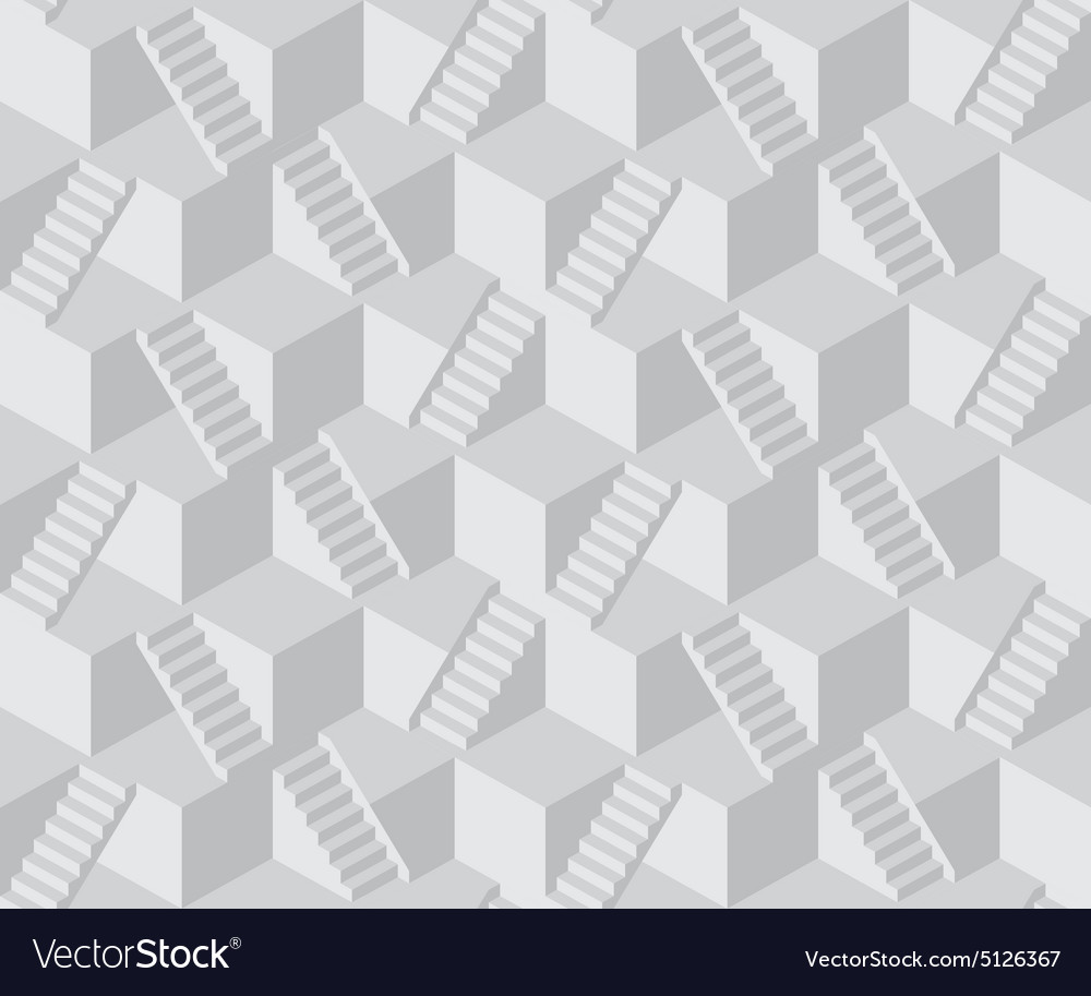 Staircase cube pattern