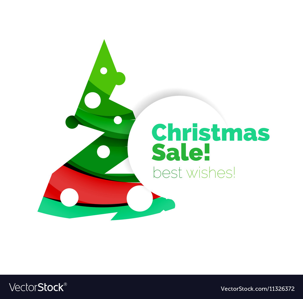 Christmas sale greeting card or banner Royalty Free Vector