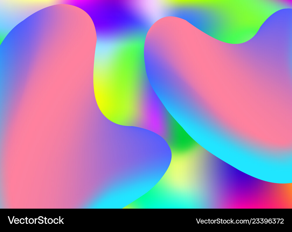Liquid elements background with dynamic shapes Vector Image