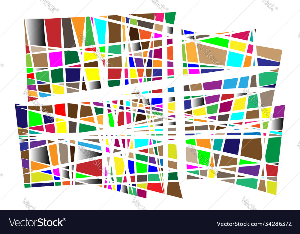 Noise glitch concept abstract colorful random vector image Noise glitch concept abstract colorful random