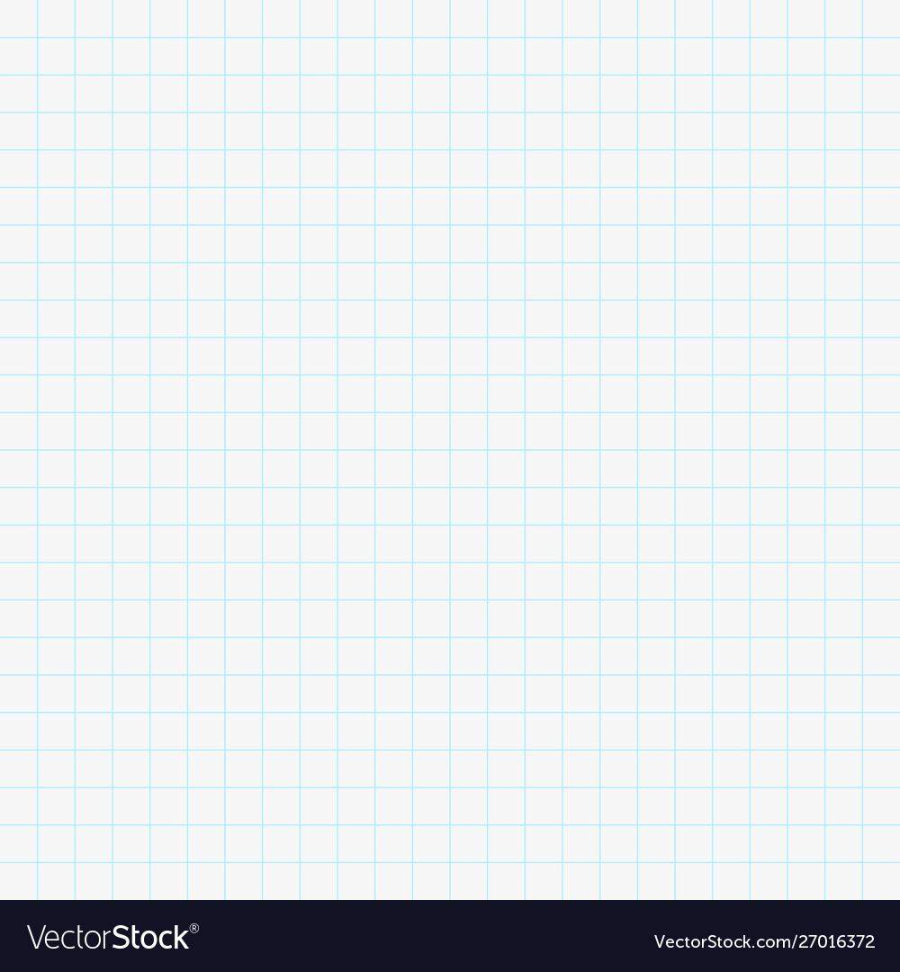 Notebook sheet in checkered