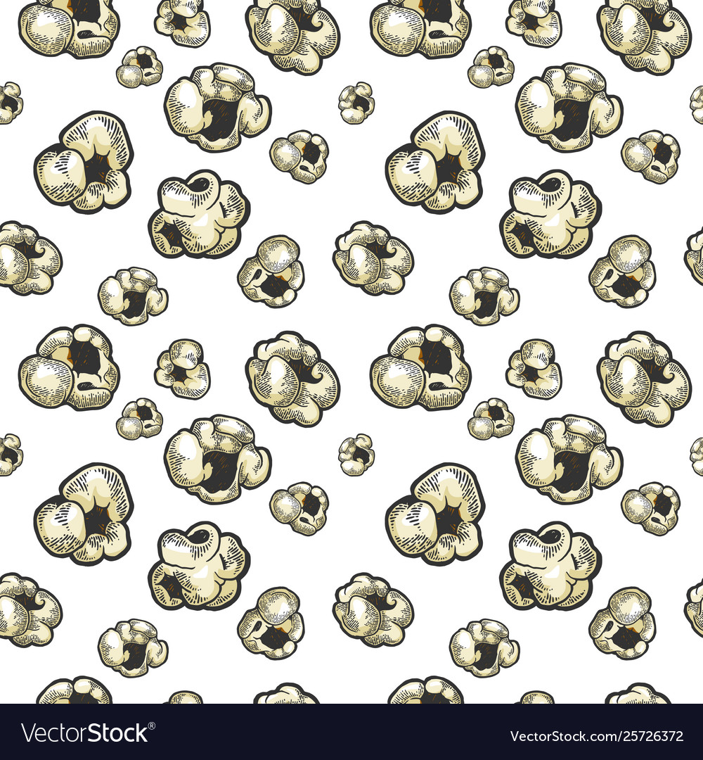 Popcorn Scratch Board Pattern