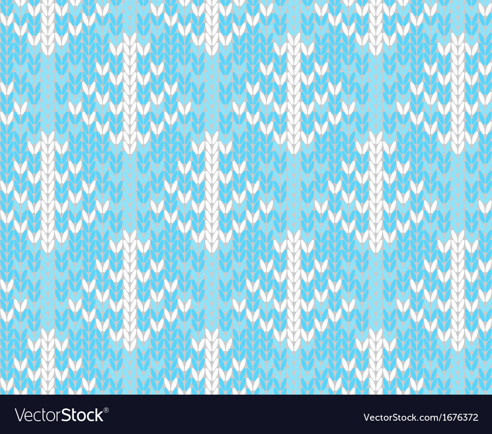 Seamless knitted pattern with trees