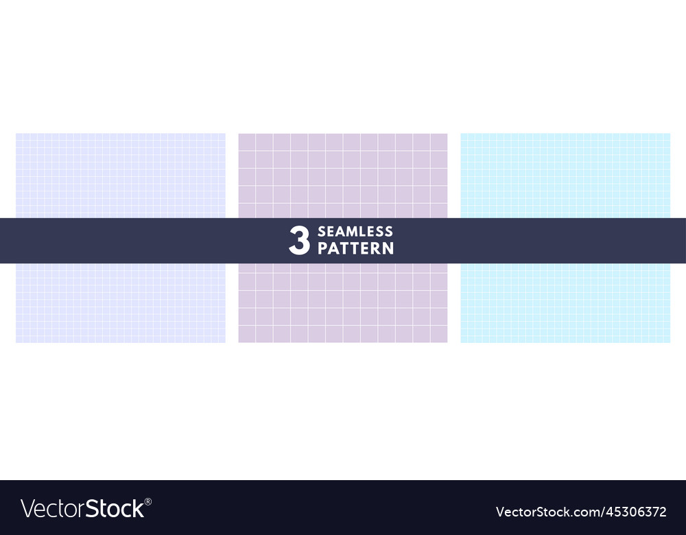 Set of grid lines seamless pattern paper Vector Image Set of grid lines seamless pattern paper