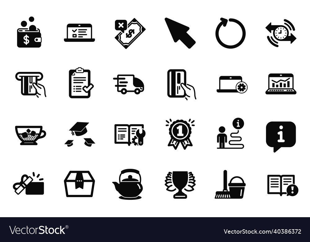 Set of simple icons related to engineering vector image Set of simple icons related to engineering