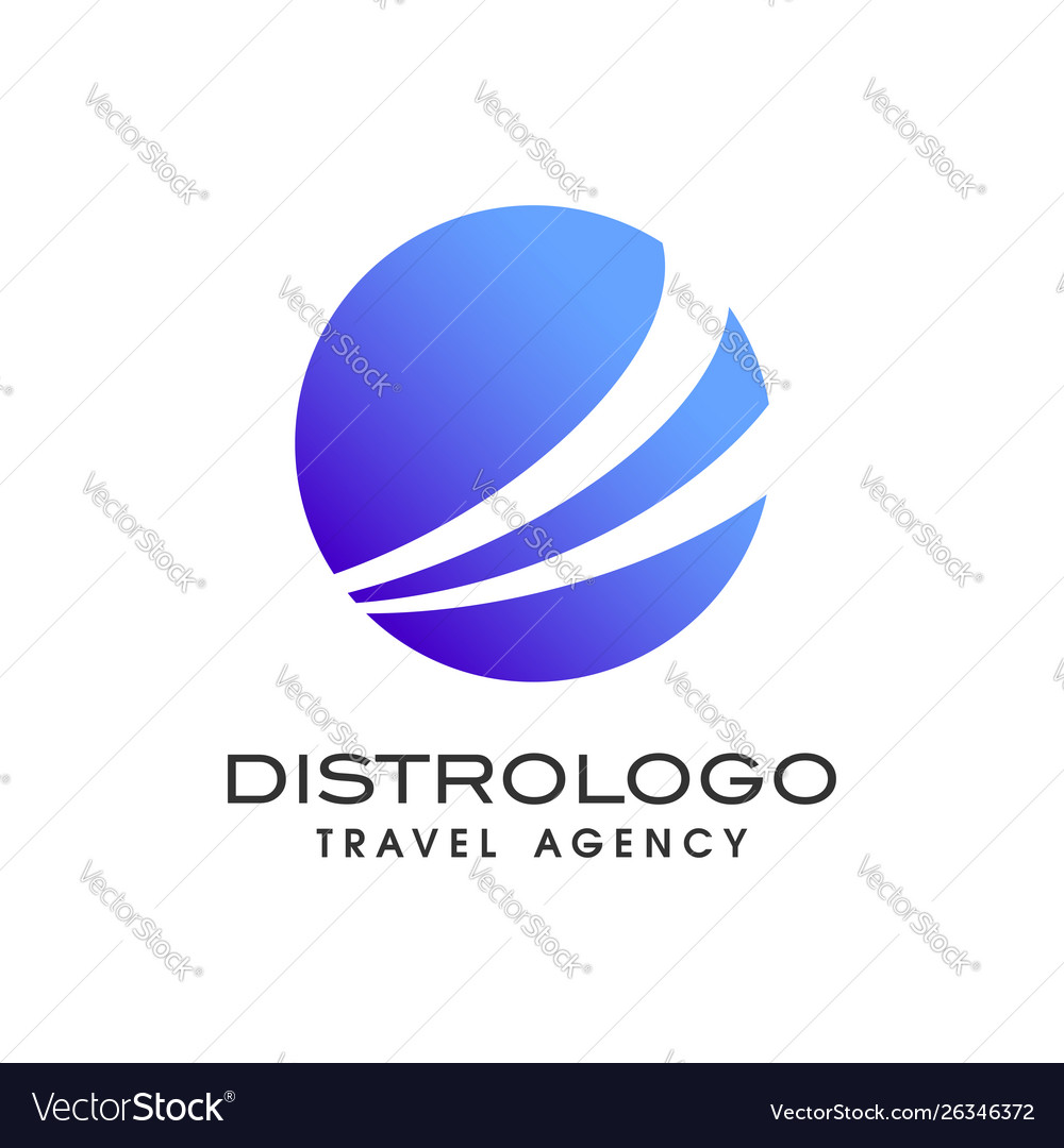 Travel agency logo design holiday