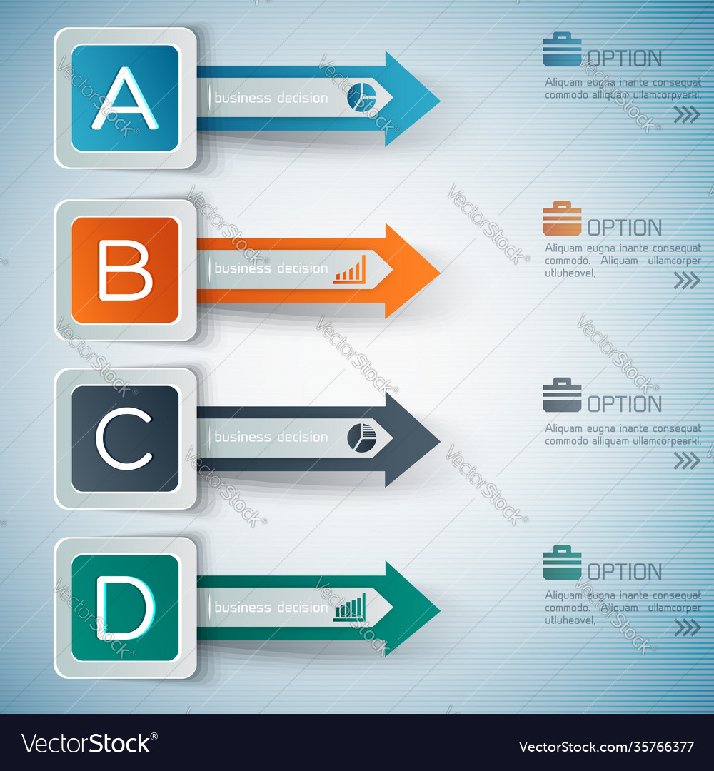 Business abstract infographic concept