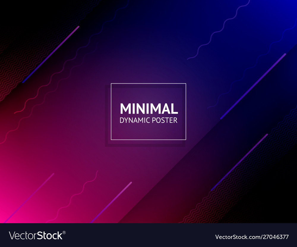 Dynamic colorful vibrant wave background vector image Dynamic colorful vibrant wave background
