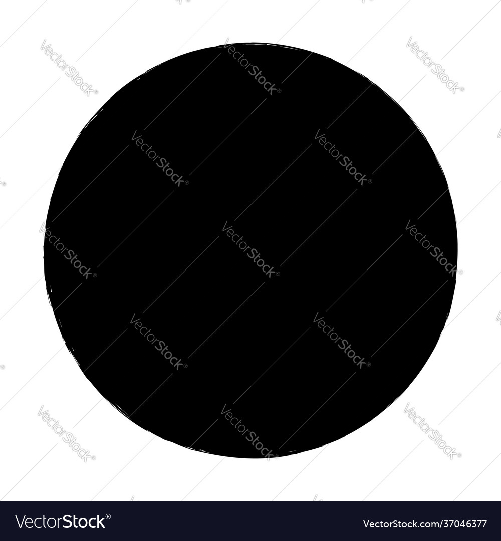 Grungy circle blob blotch vector image Grungy circle blob blotch