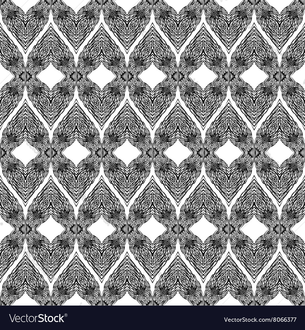 Intricate Feather Pattern