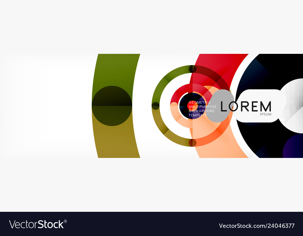 Linear design circle background