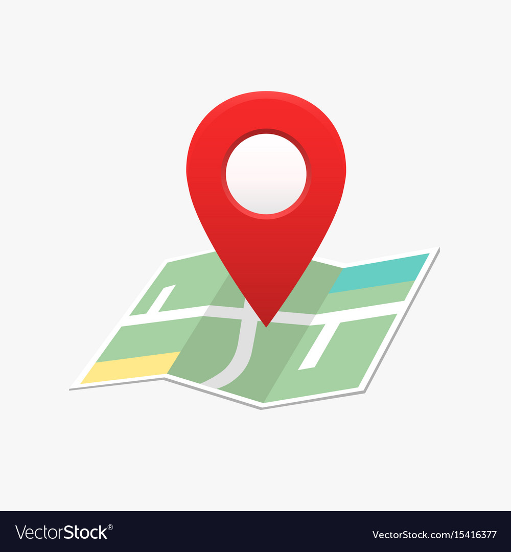 Download Pin location map marker direction Royalty Free Vector Image