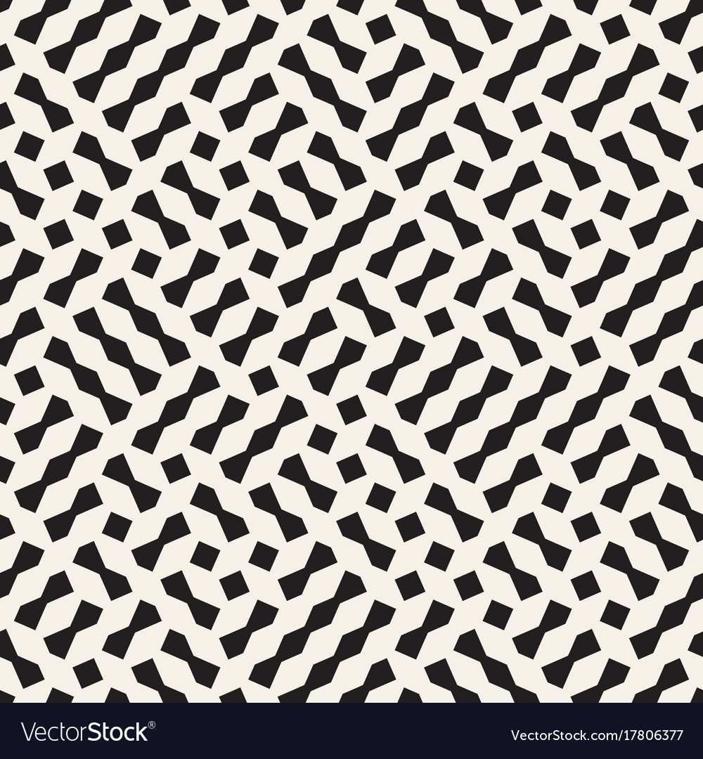 Seamless geometric lattice pattern irregular
