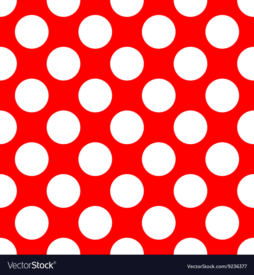 Seamless polka dot pattern Royalty Free Vector Image