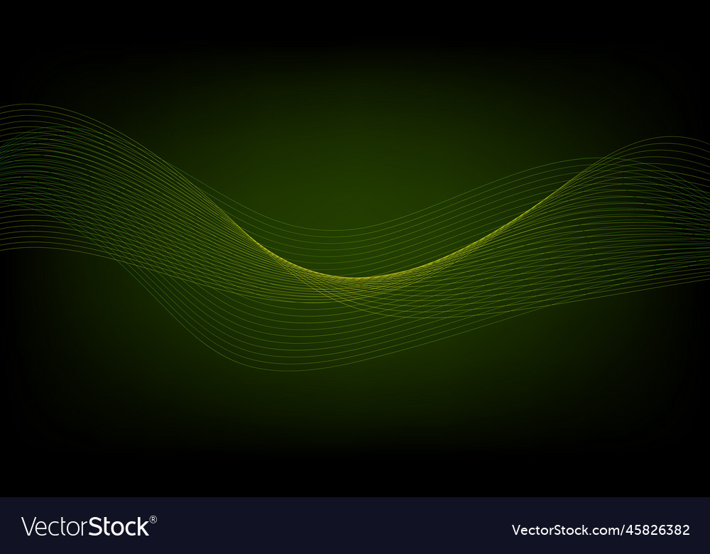 Abstract wave element for design digital