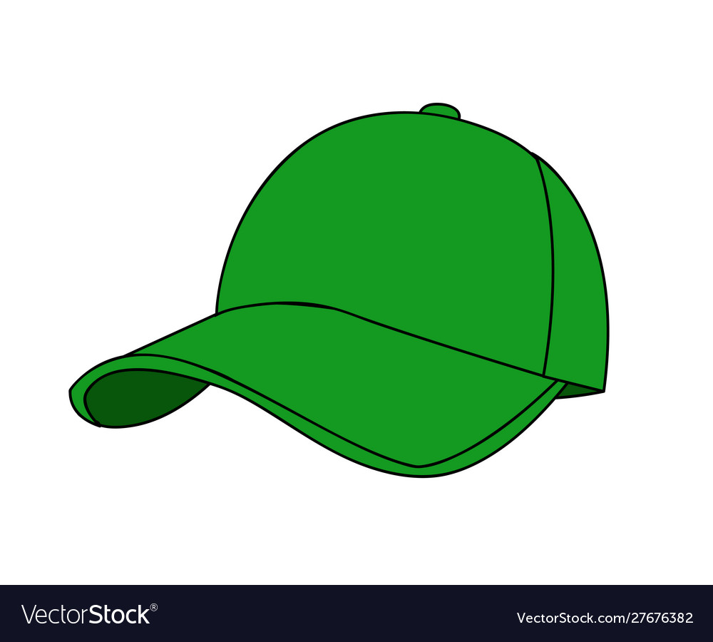 Baseball cap on white