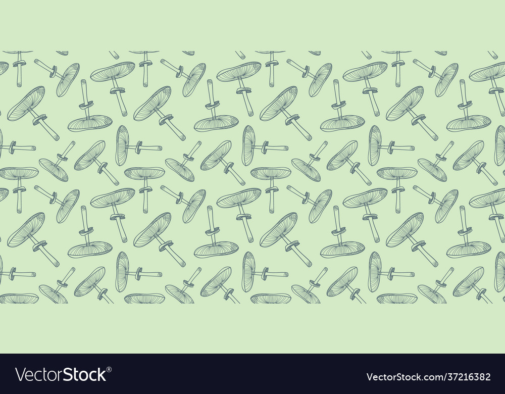 Mushroom pattern background botanical