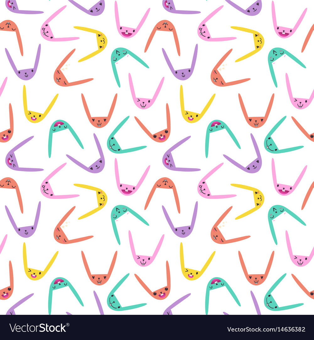 Rabbit seamless pattern-23