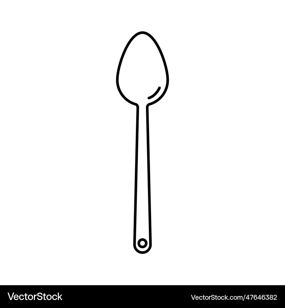 Spoon icon Royalty Free Vector Image - VectorStock