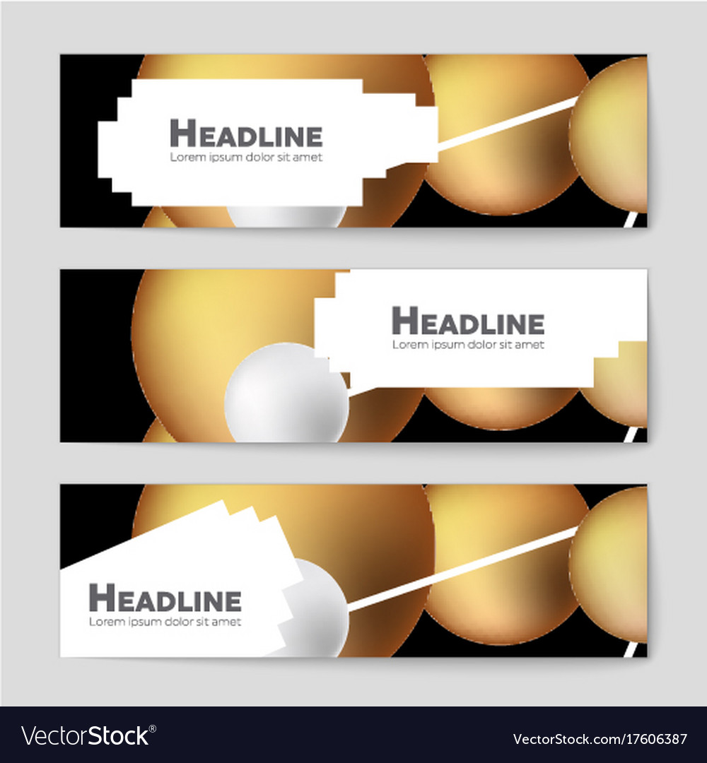 Abstract layout background set for art