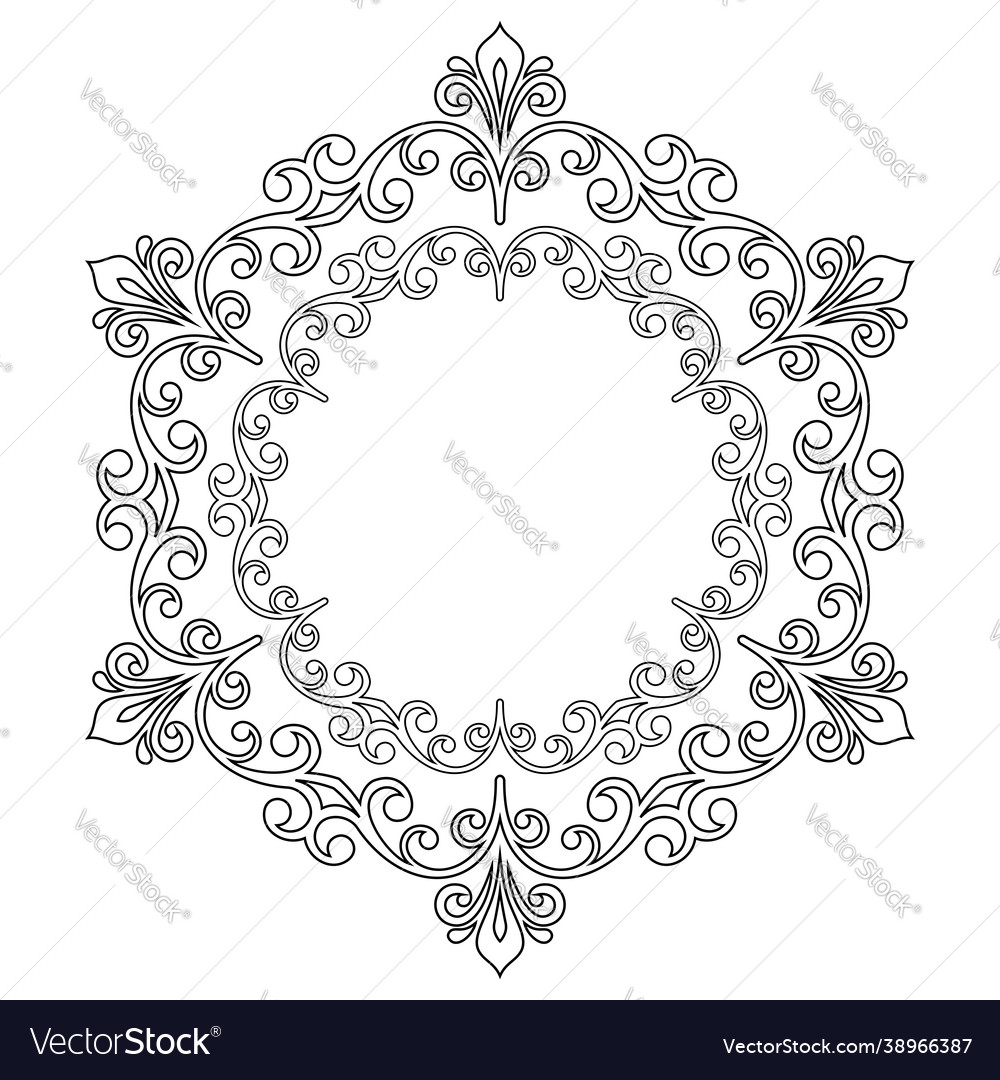 Classic fine pattern with various Vector Image Classic fine pattern with various