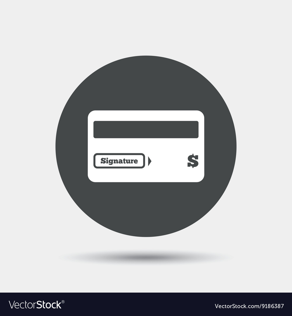 Credit card sign icon debit symbol