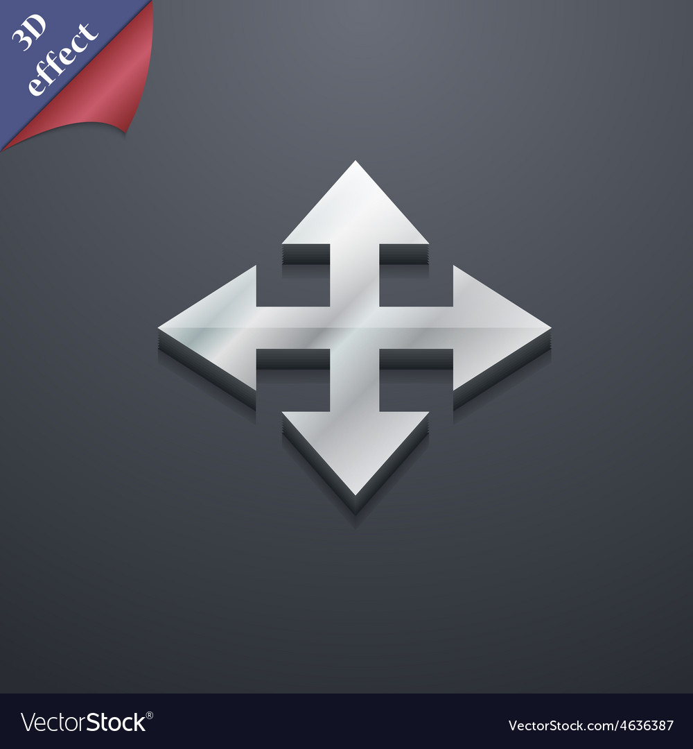 Deploying video screen size icon symbol 3d style