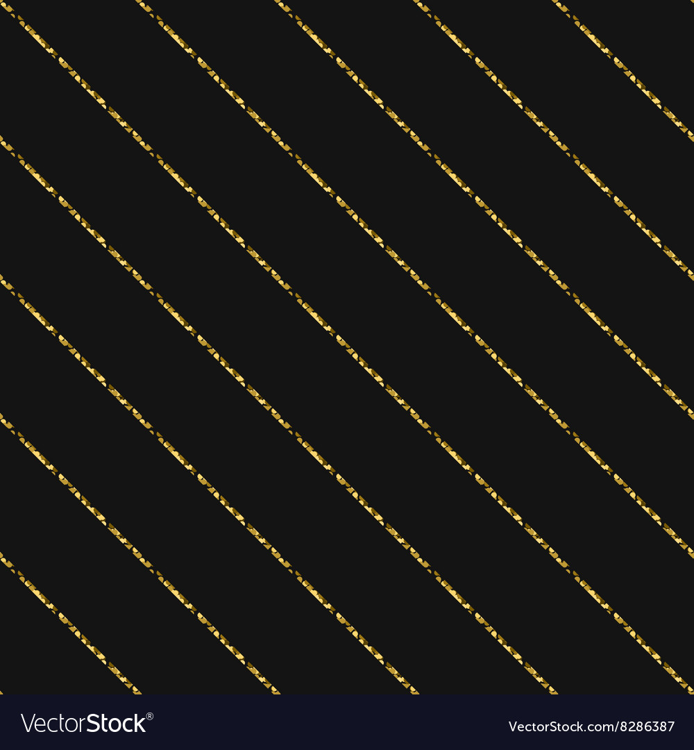 Gold foil glitter line stripes seamless pattern