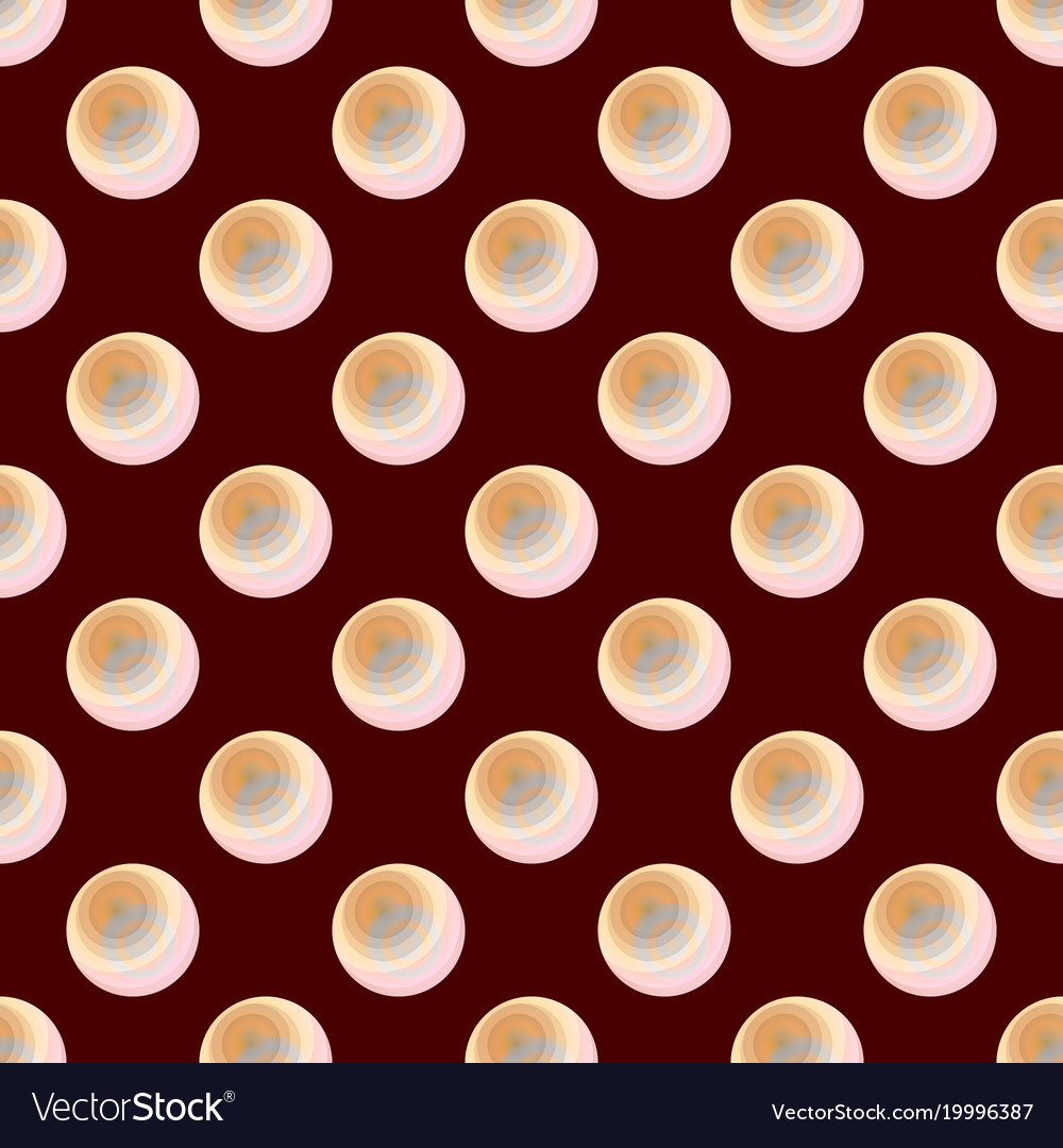 Pattern background with repeat realistic pearls
